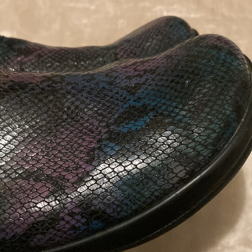 Alegria Clog Snakeskin Leather Kayla Kay 726 - Picture 5 of 6